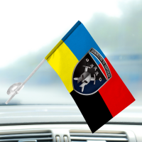 Автомобільний прапорець 42 ОМБр знак "мечі" Combo