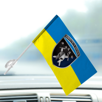Автомобільний прапорець 42 ОМБр знак "мечі"