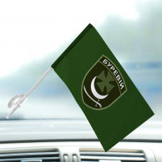 Автомобільний прапорець бригада Буревій Гвардії Наступу НГУ зелений
