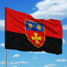 Прапор 143 окрема піхотна бригада Червоно-чорний