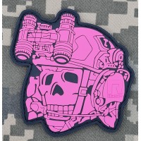 PVC патч Totenkopf Pink