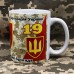Керамічна чашка Артилерійська бригада 19 ОРБр (піксель)