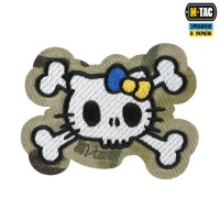 Нашивка Kitty Scull контур (вишивка) camo