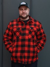 Купить Утеплена сорочка ATG (червоно-чорна) в интернет-магазине Каптерка в Киеве и Украине