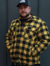 Купить Утеплена сорочка ATG (жовто-чорна) в интернет-магазине Каптерка в Киеве и Украине