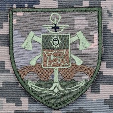 Шеврон 70 окремий полк підтримки піксель