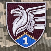 Нарукавний знак 1 Батальон 81 ОАМБр (кольоровий)