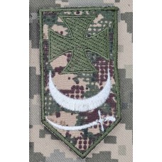 Шеврон бригада Буревій новий Camo вар.2