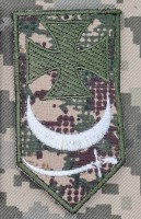 Шеврон бригада Буревій новий Camo вар.2