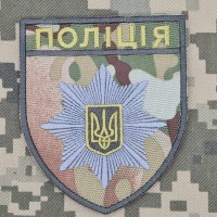 Шеврон Поліція загальний camo