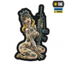 Купить PVC шеврон TACTICAL GIRL з ПНБ BLONDE Hooligan в интернет-магазине Каптерка в Киеве и Украине
