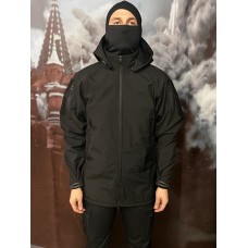Куртка софтшел чорна М2