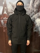 Куртка софтшел чорна М2
