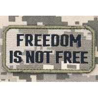 Нашивка FREEDOM IS NOT FREE піксель