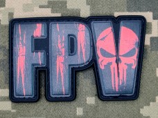 Купить PVC нашивка FPV Punisher UKR в интернет-магазине Каптерка в Киеве и Украине