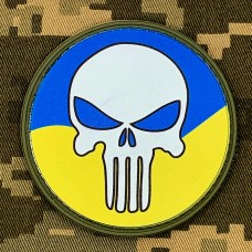 Купить PVC нашивка Punisher Круглий в интернет-магазине Каптерка в Киеве и Украине