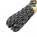 Шнур паракордовий 4мм 550 TYPE III Black/Grey 15м