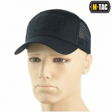 Бейсболка з липучкою та сіткою M-Tac Dark Navy Blue