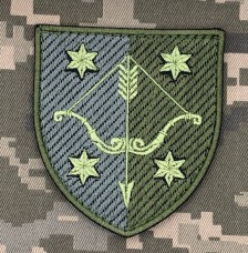 Купить Нарукавний знак 10 армійський корпус Олива в интернет-магазине Каптерка в Киеве и Украине