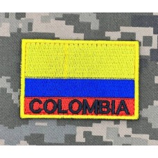 Нашивка прапор Колумбія Colombia