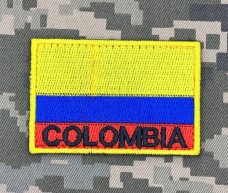 Нашивка прапор Колумбія Colombia