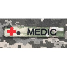 Нашивка MEDIC - camo Хрест