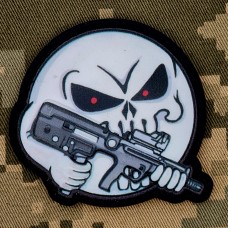 Купить PVC Нашивка Смайл Punisher в интернет-магазине Каптерка в Киеве и Украине