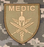 Шеврон Medic Coyote Spartan
