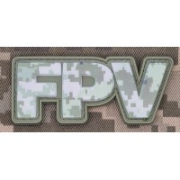 PVC нашивка FPV піксель Olive