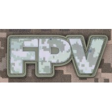 PVC нашивка FPV піксель Olive