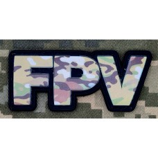 PVC нашивка FPV camo Black