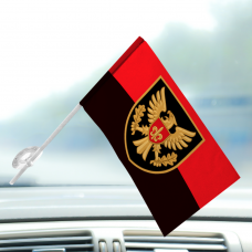 Автомобільний прапорець 15 ОАБр червоно-чорний