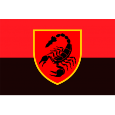 Прапор 19 РБр Свята Варвара Червоно-чорний