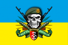 Купить Прапор 30 ОМБр з черепом в береті в интернет-магазине Каптерка в Киеве и Украине
