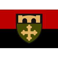 Прапор 91 окремий Охтирський полк оперативного забезпечення Червоно-чорний