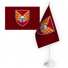 Настільний прапорець 46 ОАеМБр з новим знаком бригади