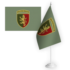 Настільний прапорець 24 ОМБр ім. короля Данила (хакі)