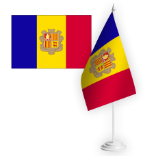 Настільний прапорець Андорра