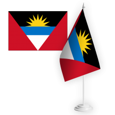 Настільний прапорець Антигуа і Барбуди