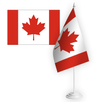 Настільний прапорець Канада