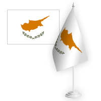 Настільний прапорець Кіпр