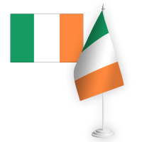 Настільний прапорець Ірландія