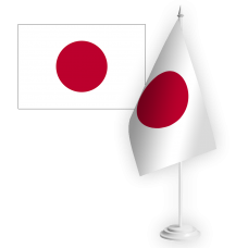 Настільний прапорець Японія