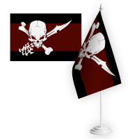 Настільний прапорець Піратський