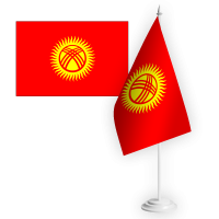 Настільний прапорець Киргизстан