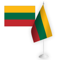 Настільний прапорець Литва