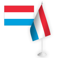 Настільний прапорець Люксембург