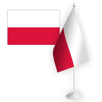 Настільний прапорець Польща