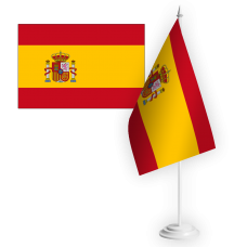 Купить Настільний прапорець Іспанія в интернет-магазине Каптерка в Киеве и Украине
