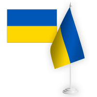 Настільний прапорець Україна